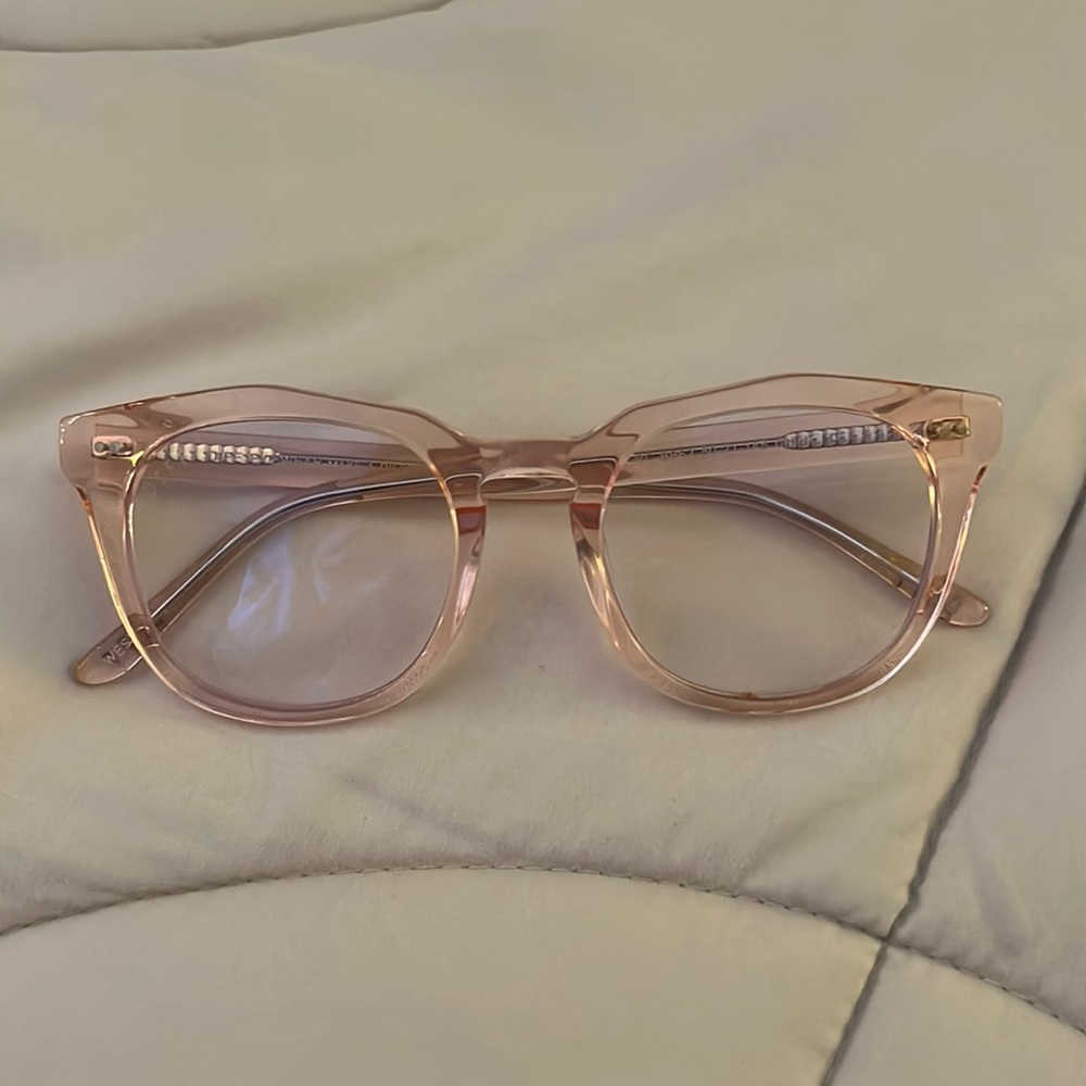 DIFF Weston Rose Crystal blue light glasses, no prescription!